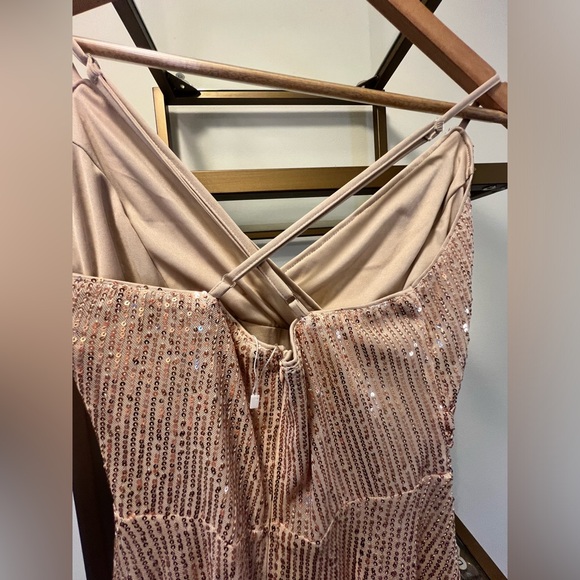 NWT MD&M Gold Dress - Picture 4 of 7